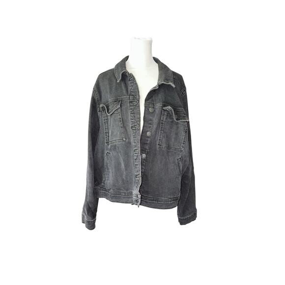 Sonoma Black Wash Jean Jacket Size XXL - Picture 1 of 6